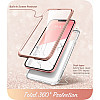i-Blason iPhone 13 Pro Cosmo Σκληρή Θήκη με Πλαίσιο Σιλικόνης και Προστασία Οθόνης - Marble