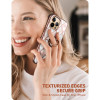 i-Blason iPhone 13 Pro IBLSN Cosmo Snap Σκληρή Θήκη με Δαχτυλίδι Συγκράτησης - Marble Pink