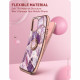 i-Blason iPhone 13 IBLSN Cosmo Snap Σκληρή Θήκη με Δαχτυλίδι Συγκράτησης - Marble Purple