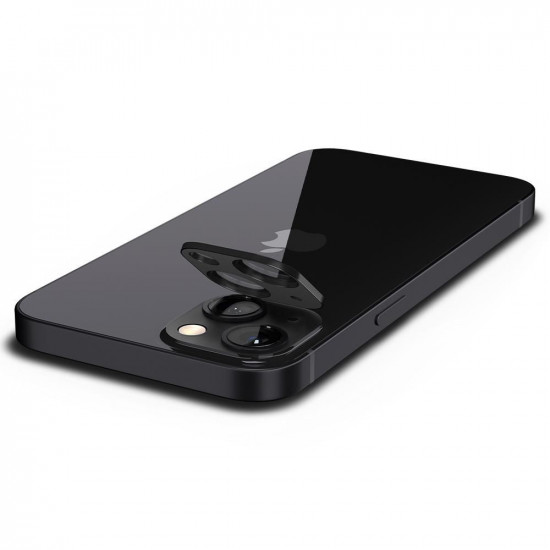 Spigen iPhone 13 / 13 mini Aparatu Optik.TR Αντιχαρακτικό Γυαλί για την Κάμερα - 2 Τεμάχια - Black