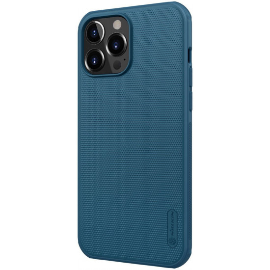 Nillkin iPhone 13 Pro Max Super Frosted Shield Rugged Magentic Σκληρή Θήκη με MagSafe - Blue
