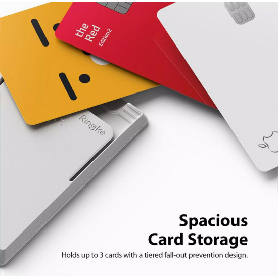 Ringke Magnetic Slot Card Holder - MagSafe Θήκη για Κάρτες - Light Grey
