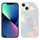 Kingxbar iPhone 13 Streamer Series Σκληρή Θήκη με Πλαίσιο Σιλικόνης - Lattice Pattern - Multicolor