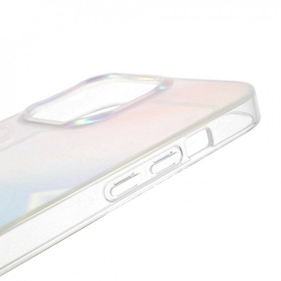 Kingxbar iPhone 13 Pro Streamer Series Σκληρή Θήκη με Πλαίσιο Σιλικόνης - Triangle Pattern - Multicolor