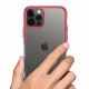 Erbord iPhone 13 Pro Electroplated Frame Θήκη Σιλικόνης TPU - Red - Διάφανη