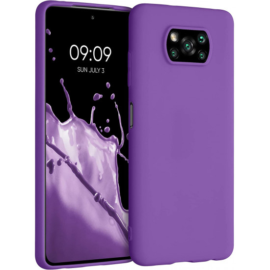 KW Xiaomi Poco X3 NFC / Poco X3 Pro Θήκη Σιλικόνης TPU - Orchid Purple - 53482.221