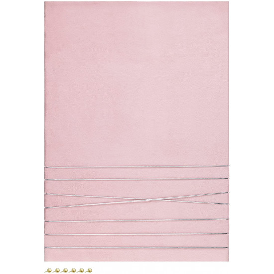 Navaris Πίνακας Ανακοινώσεων από Βελούδο - 70 x 50 cm - Pink - 52630.2.08