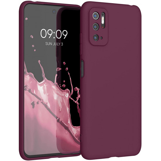 KW Xiaomi Poco M3 Pro 5G Θήκη Σιλικόνης TPU - Bordeaux Purple - 55363.187