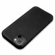 iCarer iPhone 13 Leather Oil Wax Θήκη από Γνήσιο Δέρμα με MagSafe - Black