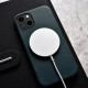 iCarer iPhone 13 Leather Oil Wax Θήκη από Γνήσιο Δέρμα με MagSafe - Blue