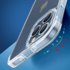Joyroom iPhone 13 Pro Defender Series Σκληρή Θήκη με Πλαίσιο Σιλικόνης και Ενσωματωμένα Άγκιστρα Στήριξης - Διάφανη