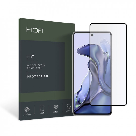 Hofi Xiaomi 11T / 11T Pro - Glass + 0.3mm 2.5D 9H Full Screen Tempered Glass Αντιχαρακτικό Γυαλί Οθόνης - Black