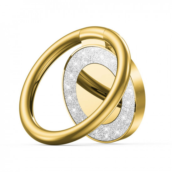 Tech-Protect Ring Glitter Δαχτυλίδι Συγκράτησης Κινητού - Gold