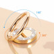 Tech-Protect Ring Glitter Δαχτυλίδι Συγκράτησης Κινητού - Rose Gold