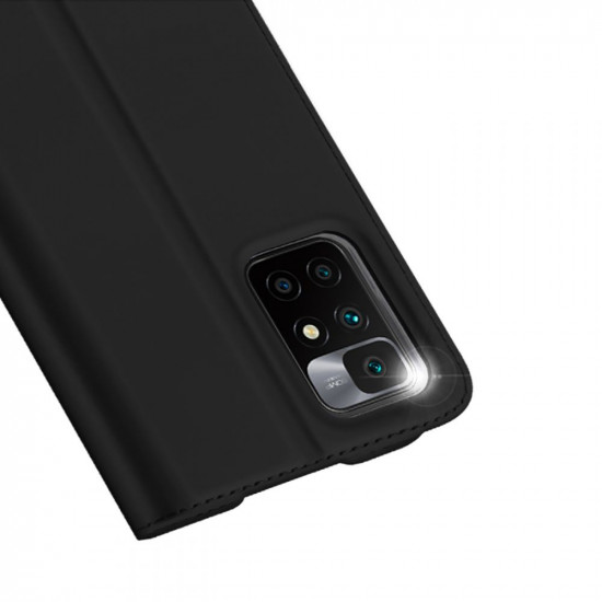Dux Ducis Xiaomi Redmi 10 Flip Stand Case Θήκη Βιβλίο - Black