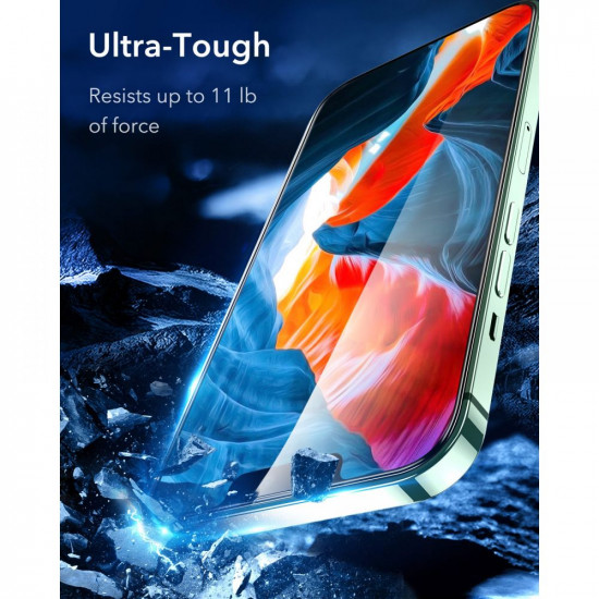 ESR iPhone 13 Pro Max Screen Shield 3D Tempered Glass Αντιχαρακτικό Γυαλί Οθόνης - 2 Τεμάχια - Clear
