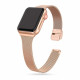 Tech-Protect Λουράκι Apple Watch 2 / 3 / 4 / 5 / 6 / 7 / 8 / 9 / SE - 38 / 40 / 41 mm MilaneseBand από Ανοξείδωτο Ατσάλι - Blush Gold