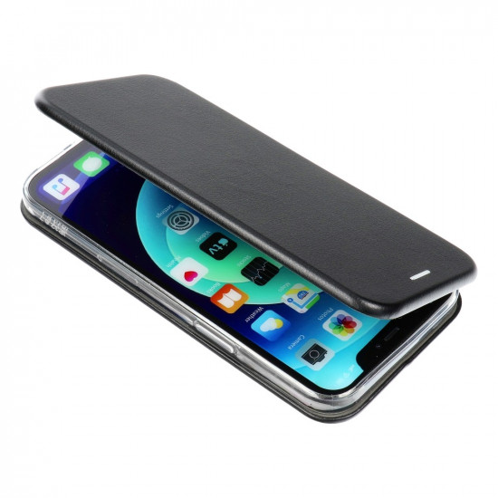 Forcell iPhone 13 Pro Max Elegance Θήκη Βιβλίο Stand - Black