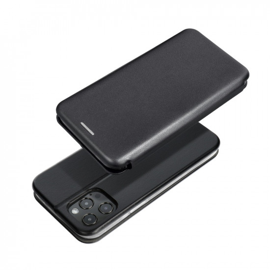 Forcell iPhone 13 Pro Max Elegance Θήκη Βιβλίο Stand - Black