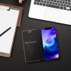 Forcell iPhone 13 Pro Luna Gold Θήκη Βιβλίο Stand - Black