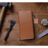 Forcell iPhone 13 Pro Max Smart Pro Θήκη Βιβλίο Stand από Γνήσιο Δέρμα - Brown