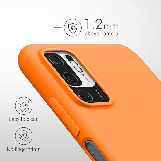 KW Xiaomi Redmi Note 10 5G Θήκη Σιλικόνης TPU - Cosmic Orange - 54947.150