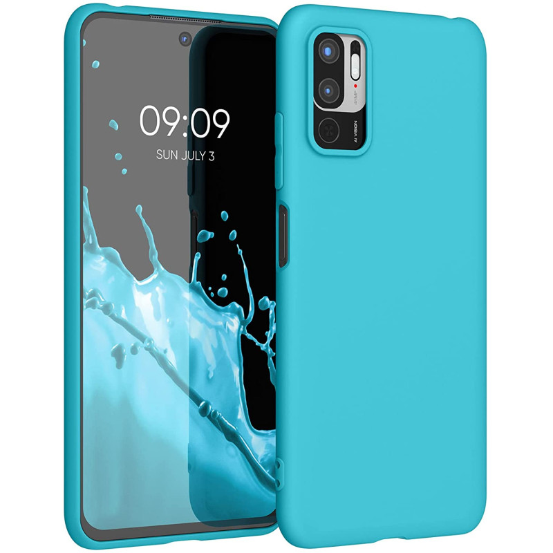 KW Xiaomi Redmi Note 10 5G Θήκη Σιλικόνης TPU - Sea Blue - 54947.223