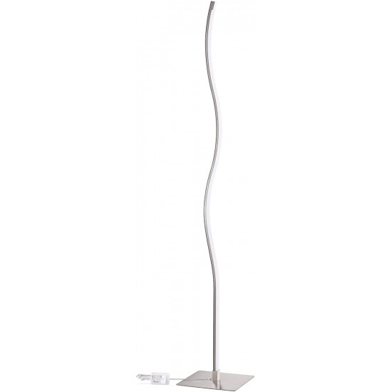 Navaris LED Floor Lamp Φωτιστικό Δαπέδου με Φωτισμό LED - Silver - 54183.35.31