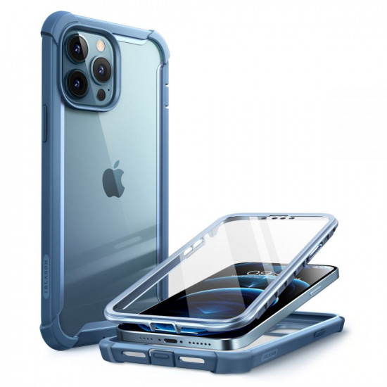 i-Blason iPhone 13 Pro Ares Σκληρή Θήκη με Πλαίσιο Σιλικόνης και Προστασία Οθόνης - Blue
