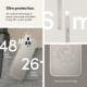 CYRILL iPhone 13 Pro Leather Brick Θήκη με Επένδυση Συνθετικού Δέρματος - Cream