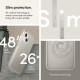 CYRILL iPhone 13 Leather Brick Θήκη με Επένδυση Συνθετικού Δέρματος - Cream