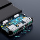 Joyroom JR-QP190 Mini 20W Power Bank 10000mAh 2xUSB Ports and Type C for Smartphones - Black