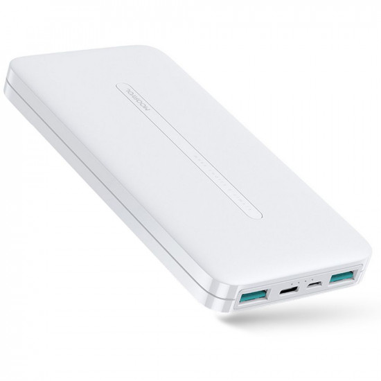 Joyroom JR-T012 Power Bank 10000mAh 2xUSB Ports for Smartphones - White