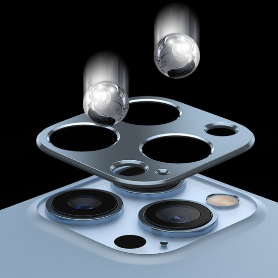 Hofi iPhone 13 Pro / iPhone 13 Pro Max Alucam Pro+ Μεταλλικό Προστατευτικό για την Κάμερα - Blue