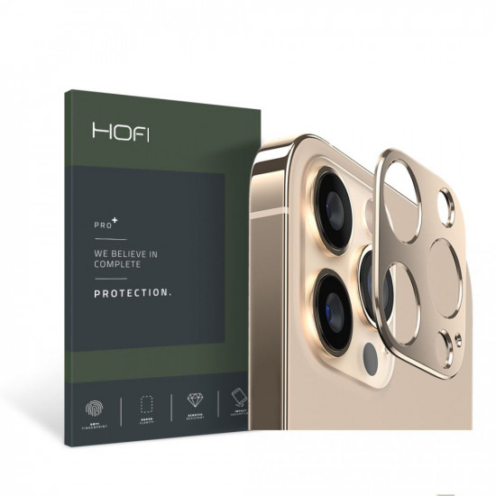 Hofi iPhone 13 Pro / iPhone 13 Pro Max Alucam Pro+ Μεταλλικό Προστατευτικό για την Κάμερα - Gold