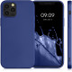 KW iPhone 12 / iPhone 12 Pro Θήκη Σιλικόνης TPU - Metallic Blue - 56114.64