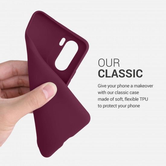 KW Xiaomi Poco F3 / Mi 11i Θήκη Σιλικόνης TPU - Bordeaux Purple - 54657.187