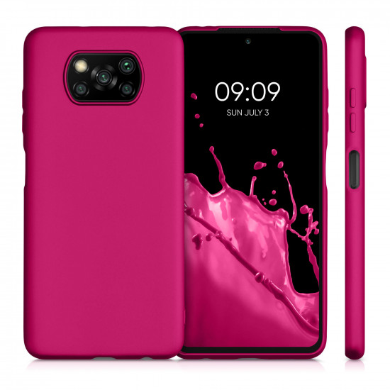 KW Xiaomi Poco X3 NFC / X3 Pro Θήκη Σιλικόνης TPU - Metallic Pink - 53483.65