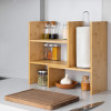 Navaris Βάση Οργάνωσης Γραφείου από Μπαμπού - Light Brown - 54165.24