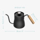 Navaris Βραστήρας Νερού Εστίας με Θερμόμετρο για Παρασκευή Καφέ - 1L - Black - 54695.01.01