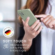 KW Samsung Galaxy A22 4G Θήκη Σιλικόνης Rubberized TPU - Grey Green - 55500.172