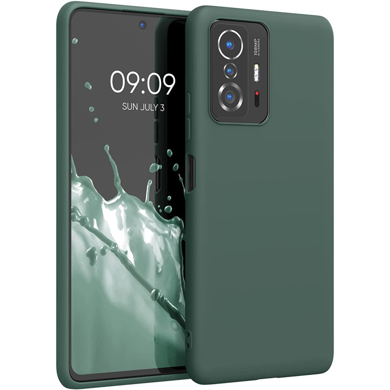 KW Xiaomi 11T / 11T Pro Θήκη Σιλικόνης TPU - Moss Green - 56245.169