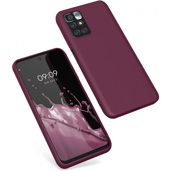 KW Xiaomi Redmi 10 Θήκη Σιλικόνης TPU - Bordeaux Purple - 56147.187