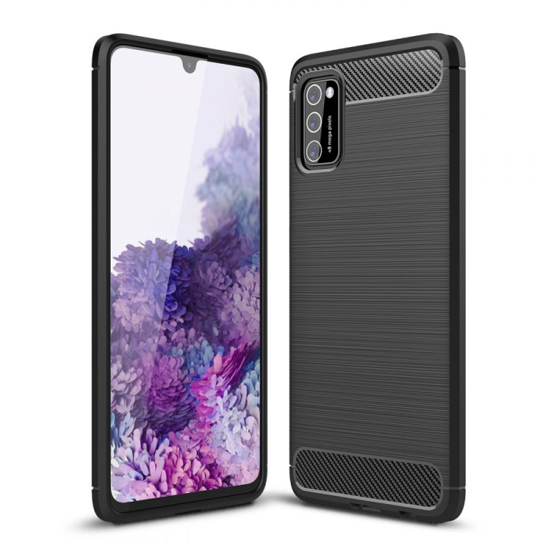 Tech-Protect Samsung Galaxy A03s Θήκη Rugged Carbon TPU - Black
