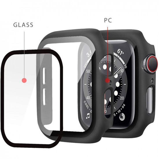 Tech-Protect Προστασία Οθόνης Apple Watch 7 / 8 / 9 - 41 mm - Defence 360 Προστασία Οθόνης - Black