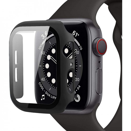 Tech-Protect Θήκη Apple Watch 7 / 8 / 9 - 45 mm Defence 360 με Προστασία Οθόνης - Black