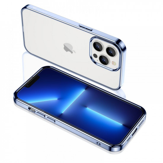 ESR iPhone 13 Pro Project Zero Λεπτή Θήκη Σιλικόνης - Midnight Blue / Διάφανη
