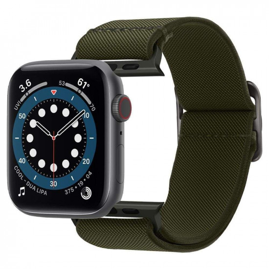 Spigen Λουράκι Apple Watch 2 / 3 / 4 / 5 / 6 / 7 / 8 / 9 / SE - 38 / 40 / 41 mm Fit Lite - Khaki