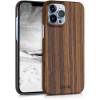 Kalibri iPhone 13 Pro Max Σκληρή Θήκη από Φυσικό Ξύλο - Brown - 56408.05