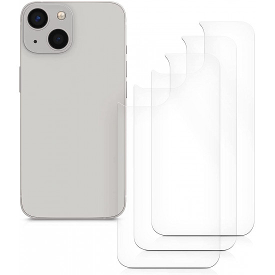 KW iPhone 13 - Τρεις Μεμβράνες Προστασίας Back Cover - Διάφανες - 56418.5